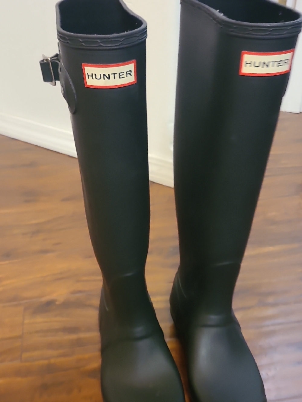 Hunter Black Tall Waterproof Boots - Picture 4 of 5